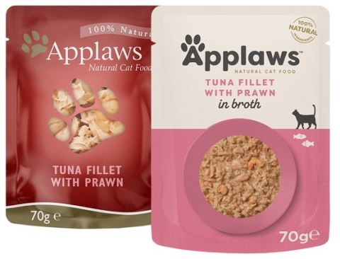 Applaws saszetka dla kota Tuńczyk i Krewetki Pacyficzne 70g Applaws saszetka dla kota Tuńczyk i Krewetki Pacyficzne 70g