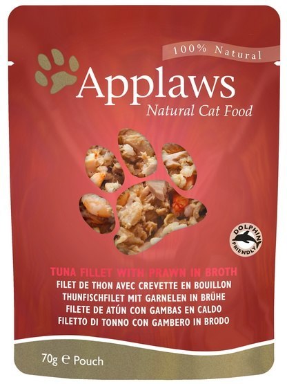 Applaws saszetka dla kota Tuńczyk i Krewetki Pacyficzne 70g Applaws saszetka dla kota Tuńczyk i Krewetki Pacyficzne 70g