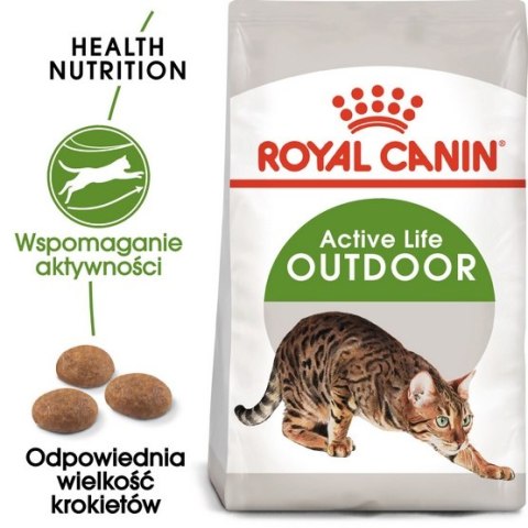 Royal Canin Outdoor karma sucha dla kotów dorosłych, wychodzących na zewnątrz 400g Royal Canin Outdoor karma sucha dla kotów dorosłych, wychodzących na zewnątrz 400g