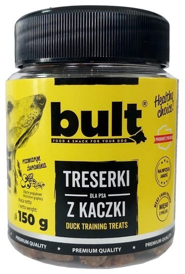 Bult Treserki z kaczki z żurawiną i rozmarynem słoik 150g Bult Treserki z kaczki z żurawiną i rozmarynem słoik 150g