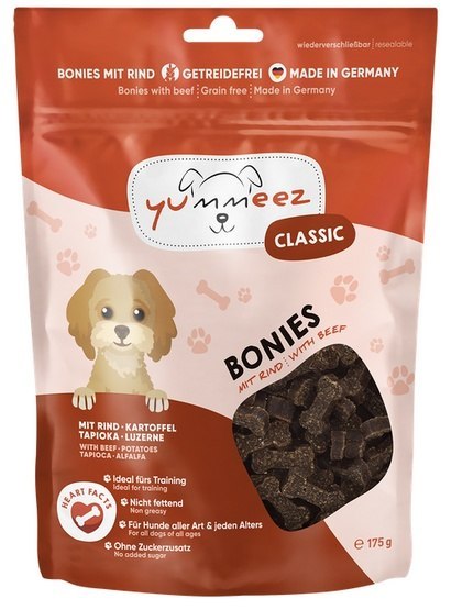 Yummeez bezzbożowe Kosteczki Wołowina 175g Yummeez bezzbożowe Kosteczki Wołowina 175g