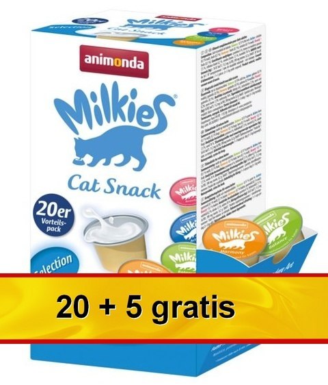Animonda Kot Milkies Selection Mix 25x15g (20+5 gratis) Animonda Kot Milkies Selection Mix 25x15g (20+5 gratis)