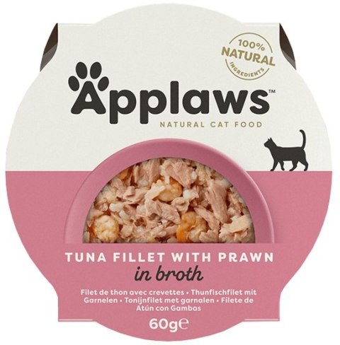 Applaws miseczka dla kota Filet z Tuńczyka z Krewetkami 60g Applaws miseczka dla kota Filet z Tuńczyka z Krewetkami 60g