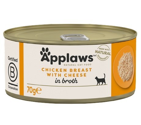 Applaws puszka dla kota Kurczak i Ser 70g Applaws puszka dla kota Kurczak i Ser 70g