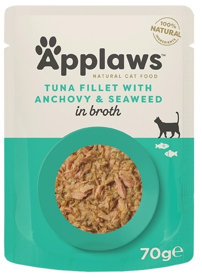 Applaws saszetka dla kota Tuńczyk, Anchois i Wodorosty 70g Applaws saszetka dla kota Tuńczyk, Anchois i Wodorosty 70g