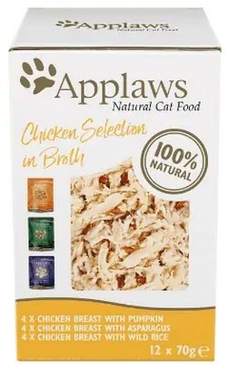 Applaws saszetki dla kota Chicken Selection Multi Pack 12x70g Applaws saszetki dla kota Chicken Selection Multi Pack 12x70g