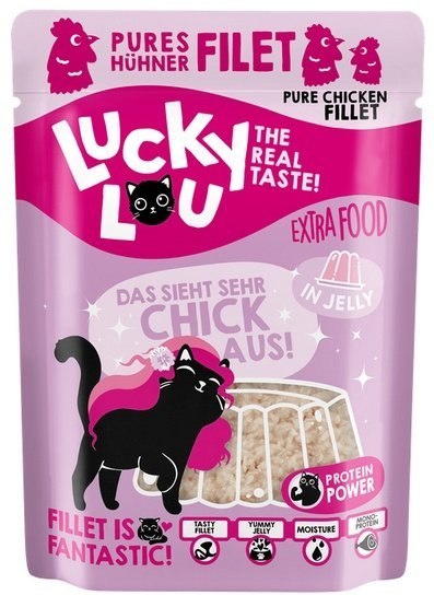 Lucky Lou Extrafood Kurczak w galaretce saszetka 70g Lucky Lou Extrafood Kurczak w galaretce saszetka 70g