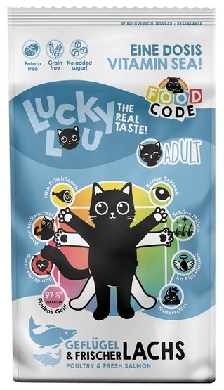 Lucky Lou Food Code Lifestage Adult Geflugel & Lachs 340g Lucky Lou Food Code Lifestage Adult Geflugel & Lachs 340g