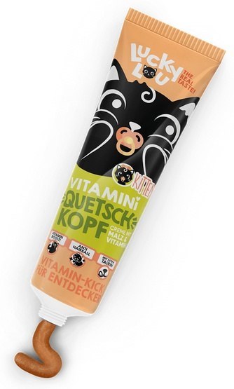 Lucky Lou Quetschkopfe Kitten Witaminy pasta 100g Lucky Lou Quetschkopfe Kitten Witaminy pasta 100g