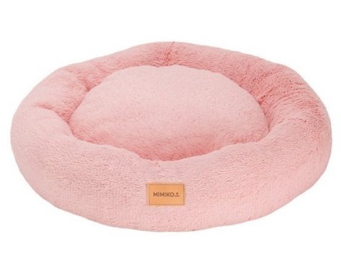 MIMIKO Pets Legowisko Shaggy okrągłe M 45cm różowe MIMIKO Pets Legowisko Shaggy okrągłe M 45cm różowe