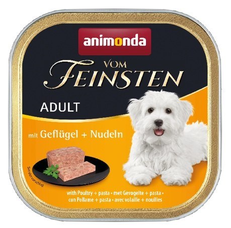 Animonda vom Feinsten Dog Adult Drób i Makaron 150g Animonda vom Feinsten Dog Adult Drób i Makaron 150g
