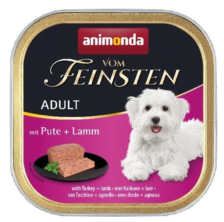 Animonda vom Feinsten Dog Adult Indyk i Jagnięcina 150g Animonda vom Feinsten Dog Adult Indyk i Jagnięcina 150g