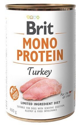 Brit Mono Protein Turkey puszka 400g Brit Mono Protein Turkey puszka 400g