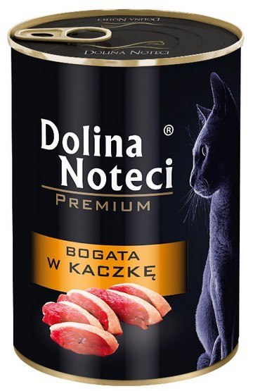 Dolina Noteci Premium Kot Bogata w kaczkę puszka 400g Dolina Noteci Premium Kot Bogata w kaczkę puszka 400g