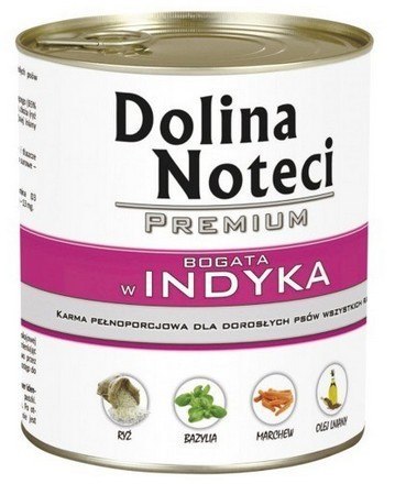 Dolina Noteci Premium Pies Indyk puszka 800g Dolina Noteci Premium Pies Indyk puszka 800g
