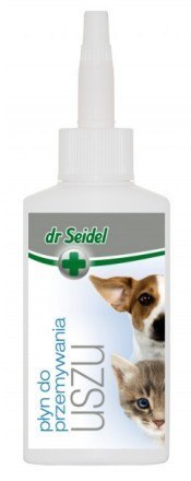Dr Seidel Płyn do przemywania uszu dla psów i kotów 75ml Dr Seidel Płyn do przemywania uszu dla psów i kotów 75ml