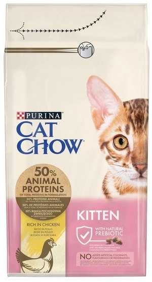 Purina Cat Chow Kitten z Kurczakiem 1,5kg Purina Cat Chow Kitten z Kurczakiem 1,5kg