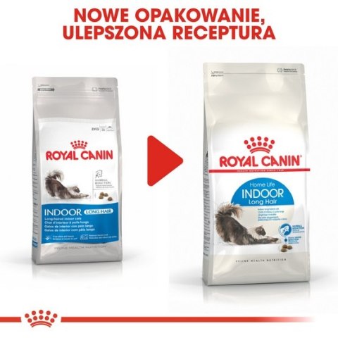 Royal Canin Indoor Long Hair karma sucha dla kotów dorosłych, długowłose, przebywających wyłącznie w domu 400g Royal Canin Indoor Long Hair karma sucha dla kotów dorosłych, długowłose, przebywających wyłącznie w domu 400g
