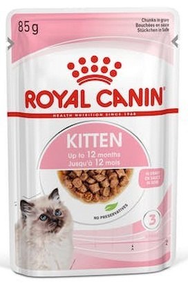 Royal Canin Kitten w sosie karma mokra dla kociąt do 12 miesiąca życia saszetka 85g Royal Canin Kitten w sosie karma mokra dla kociąt do 12 miesiąca życia saszetka 85g