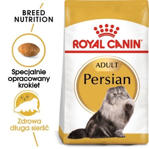 Royal Canin Persian Adult karma sucha dla kotów dorosłych rasy perskiej 2kg Royal Canin Persian Adult karma sucha dla kotów dorosłych rasy perskiej 2kg
