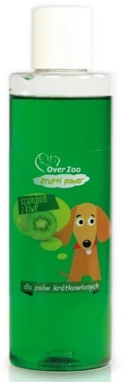 Over Zoo Frutti Power Szampon o zapachu kiwi - psy krótkowłose 200ml Over Zoo Frutti Power Szampon o zapachu kiwi - psy krótkowłose 200ml