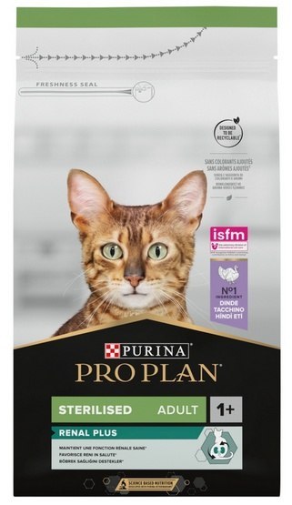 Purina Pro Plan Cat Sterilised Renal Adult Indyk 1,5kg Purina Pro Plan Cat Sterilised Renal Adult Indyk 1,5kg