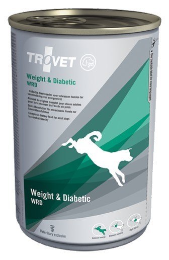 Trovet WRD Weight & Diabetic dla psa puszka 400g Trovet WRD Weight & Diabetic dla psa puszka 400g