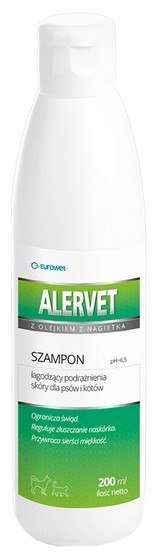 Alervet - szampon łagodzący podrażnienia 200ml Alervet - szampon łagodzący podrażnienia 200ml