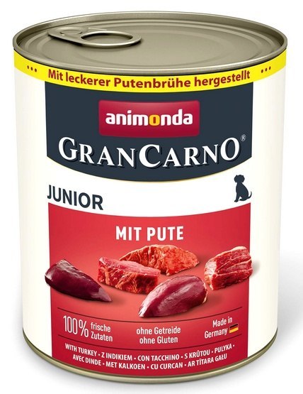 Animonda GranCarno Original Junior Pute Indyk 800g Animonda GranCarno Original Junior Pute Indyk 800g