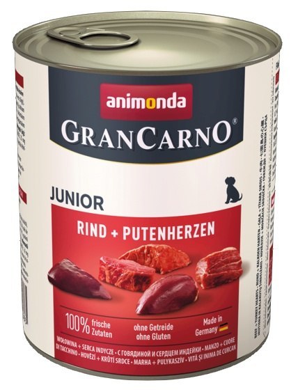 Animonda GranCarno Original Junior Pute Indyk 800g Animonda GranCarno Original Junior Pute Indyk 800g