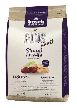 Bosch Plus Adult Struś & Ziemniak 1kg Bosch Plus Adult Struś & Ziemniak 1kg