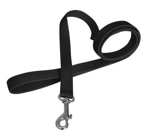 CHABA Smycz taśma - 10mm czarna CHABA Smycz taśma - 10mm czarna