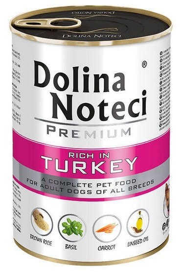 Dolina Noteci Premium Pies Indyk puszka 400g Dolina Noteci Premium Pies Indyk puszka 400g