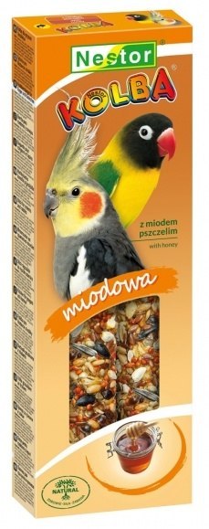 Nestor Kolba Papuga średnia miodowa 2szt Nestor Kolba Papuga średnia miodowa 2szt