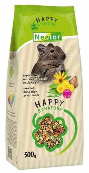 Nestor Pokarm Koszatniczka topinambur, nasiona traw, mniszek lekarski 700ml Nestor Pokarm Koszatniczka topinambur, nasiona traw, mniszek lekarski 700ml
