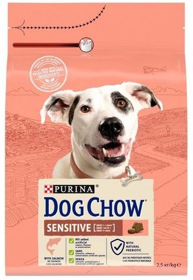 Purina Dog Chow Adult Sensitive Łosoś 2,5kg Purina Dog Chow Adult Sensitive Łosoś 2,5kg