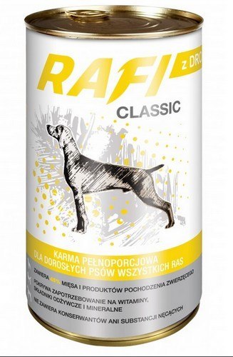 Rafi Pies Classic Drób w sosie 1240g Rafi Pies Classic Drób w sosie 1240g