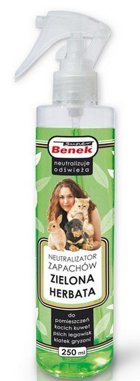 Super Benek Neutralizator Spray - Zielona herbata 250ml Super Benek Neutralizator Spray - Zielona herbata 250ml