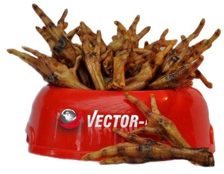 Vector-Food Stopki kurze suszone 5szt Vector-Food Stopki kurze suszone 5szt