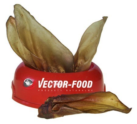 Vector-Food Ucho wołowe suszone duże 10szt Vector-Food Ucho wołowe suszone duże 10szt