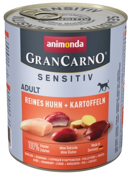 Animonda GranCarno Sensitiv Kurczak + ziemniaki puszka 800g Animonda GranCarno Sensitiv Kurczak + ziemniaki puszka 800g