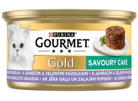 Gourmet Gold Savoury Cake z Jagnięciną i zieloną fasolą 85g Gourmet Gold Savoury Cake z Jagnięciną i zieloną fasolą 85g