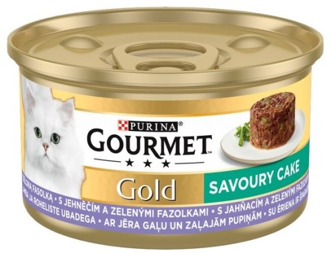 Gourmet Gold Savoury Cake z Jagnięciną i zieloną fasolą 85g Gourmet Gold Savoury Cake z Jagnięciną i zieloną fasolą 85g