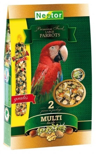 Nestor Pokarm Papuga duża Premium 1400ml Nestor Pokarm Papuga duża Premium 1400ml