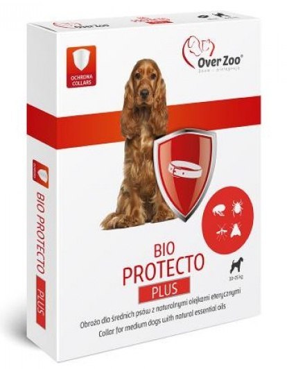 Over Zoo Bio Protecto Obroża dla średniego psa 60cm Over Zoo Bio Protecto Obroża dla średniego psa 60cm