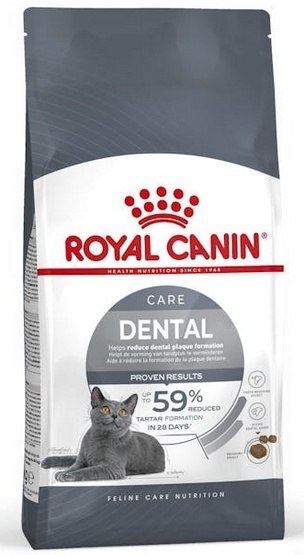 Royal Canin Dental Care karma sucha dla kotów dorosłych, redukująca odkładanie kamienia nazębnego 1,5kg Royal Canin Dental Care karma sucha dla kotów dorosłych, redukująca odkładanie kamienia nazębnego 1,5kg