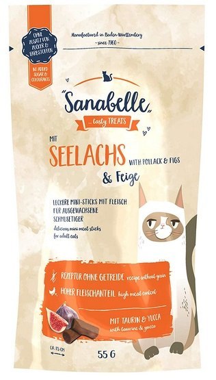 Sanabelle Snack Mintaj & Figi 55g Sanabelle Snack Mintaj & Figi 55g