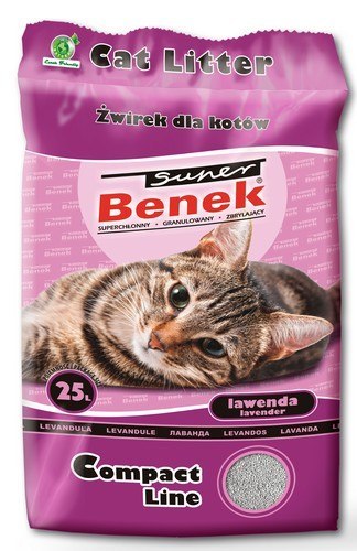 Super Benek Compact Zapachowy Lawenda (ciemny fiolet) 25L Super Benek Compact Zapachowy Lawenda (ciemny fiolet) 25L