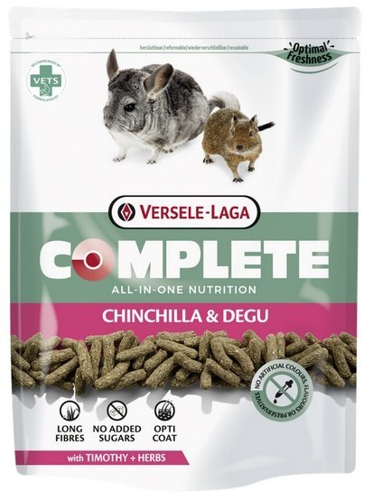 Versele-Laga Chinchilla & Degu Complete pokarm dla szynszyli i koszatniczki 500g Versele-Laga Chinchilla & Degu Complete pokarm dla szynszyli i koszatniczki 500g