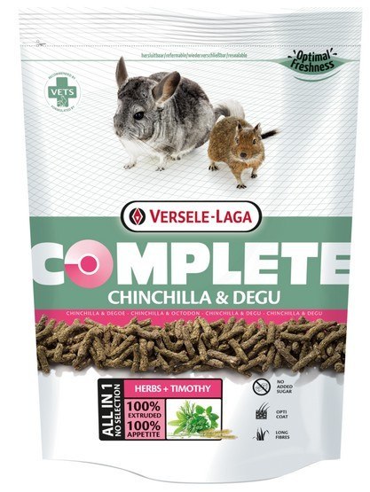 Versele-Laga Chinchilla & Degu Complete pokarm dla szynszyli i koszatniczki 500g Versele-Laga Chinchilla & Degu Complete pokarm dla szynszyli i koszatniczki 500g